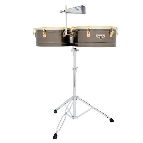 M257-BNG Timbales Matador Brushed Nickel/gold Tone