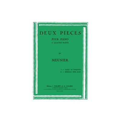 Meunier - Pièces (2) - Piano À 4 Mains