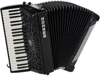 Hohner Bravo III 120 silent key Noir