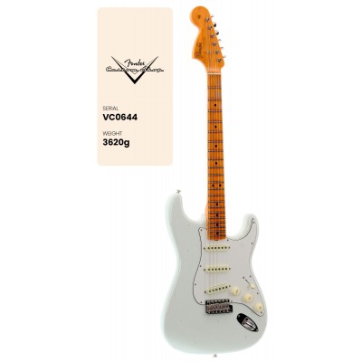 Stratocaster Jimi Hendrix VOODOO CHILD Journeyman Relic with Closet Classic Hardware Olympic White Artist 2025