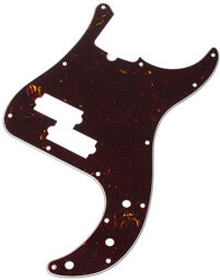 P-Bass Pickguard Tortoise Imitation écaille de tortue