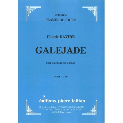 Davide Claude - Galejade - Clarinette & Piano