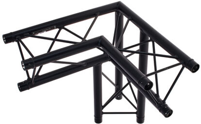 DT23B-C33 Deco Truss Corner Noir