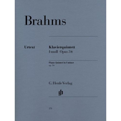 Brahms J. - Piano Quintet F Minor Op. 34