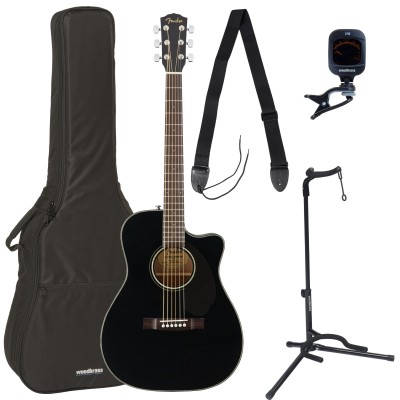 Pack CC-60sce Concert WLNT Black + Accessoires