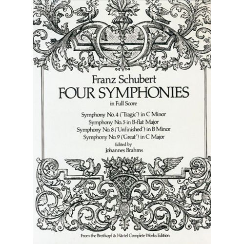 Schubert F. - Four Symphonies - Full Score