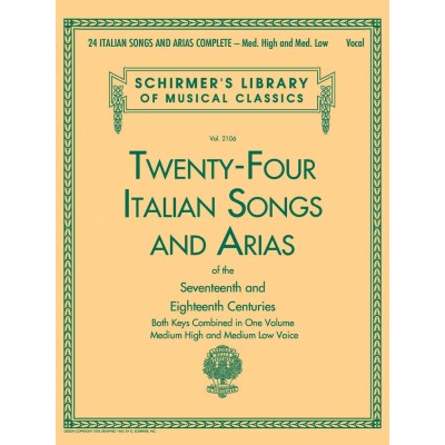 24 Italian Songs & Arias Complete