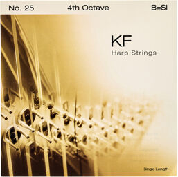 KF 4th B Harp String No.25