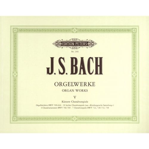 Johann Sebastian - Complete Organ Works In 9 Volumes, Vol.5 - Organ