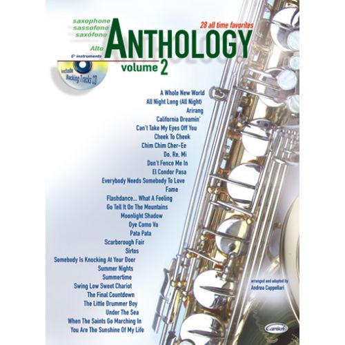 Cappellari A. - Anthology Vol.2 + CD - Saxophone Alto