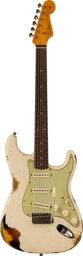 60 Strat AOW/3TSB Heavy Relic Aged Olympic White over 3