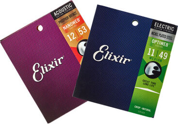 Elixir Acoustic/E-Guitar Bundle