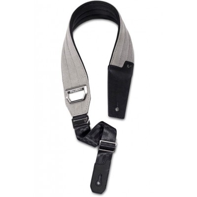 Fabrk - Courroie tissu, dos néoprène, cuir vegan - Gray