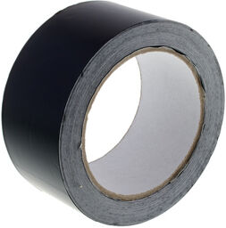 Black Foil Tape 25m noir mat