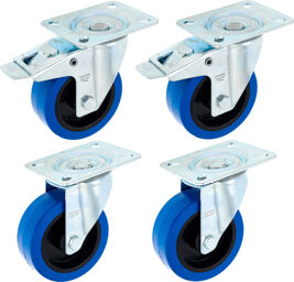 Blue Wheel Bundle 100 mm