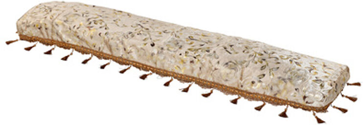 GuZheng Dust Cover Silver Trad Argent avec motifs traditionnels