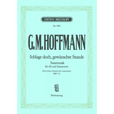 Hoffmann (Fruher J. S. ) - Kate 53 Sche Doch - Alto, Piano