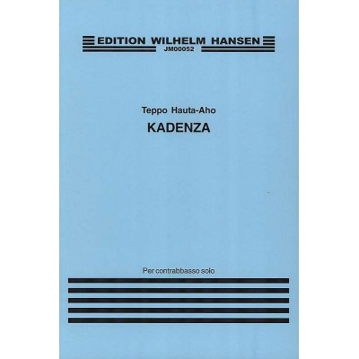 Teppo HAUTA-aho - Kadenza For Double Bass