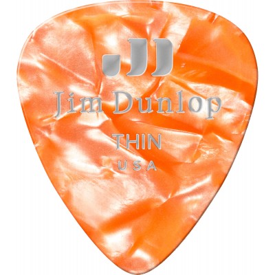Celluloid, par 12, Perloid Orange, Thin