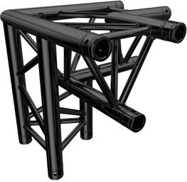 F33C34-B 90° Corner Black