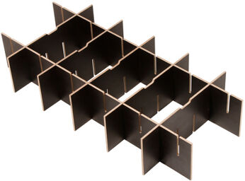 Dividing Wall Set 120H2 2/5 Brown