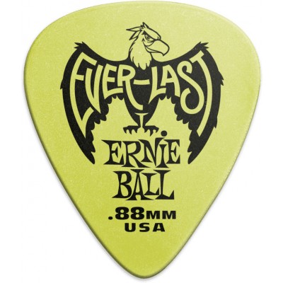 Médiators Everlast Sachet de 12 Vert 0,88Mm