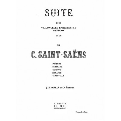 SAINT-SAENS - SUITE OP.16