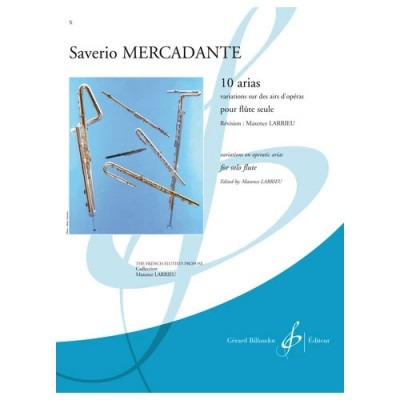 Mercade G. - 10 Arias, Variations Sur Des Airs D' - Flûte