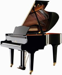 168 Virtuoso Grand Piano Black polished