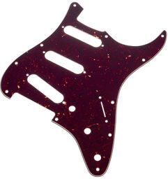 Strat Pickguard Shell SSS