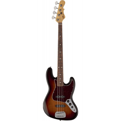 Fullerton Deluxe Jazz Bass 3 Tone Sunburst