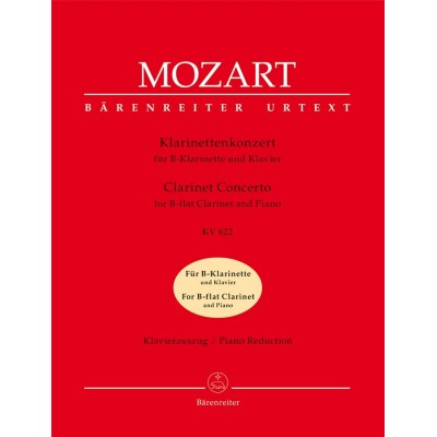 Moz W.A. - Concerto En La Majeur Kv 622 - Clarinette Sib, Piano