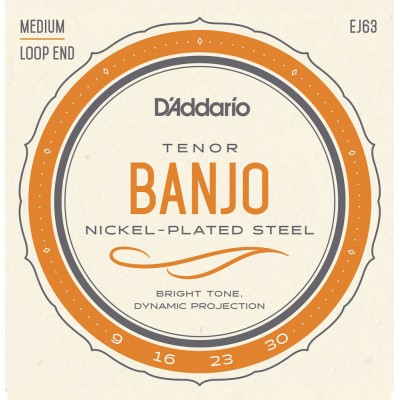 EJ63 Ténor Banjo Strings Nickel 9-30