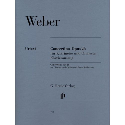 Weber C.M.V. - Concertino Op. 26 For Clarinet And Orchestra