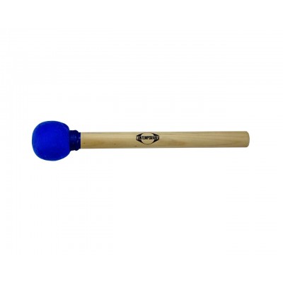 C-BS02blue - Mailloche De Surdo Bois Bleue 30CM