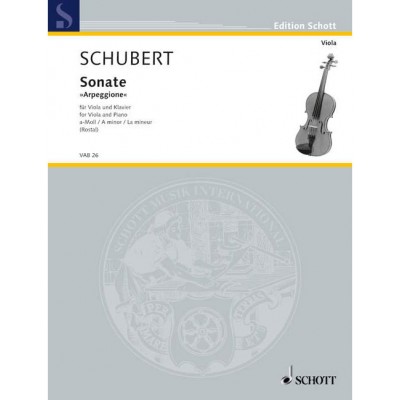 Schubert - Sonate For Arpeggione A Minor D 821 - Alto et Piano