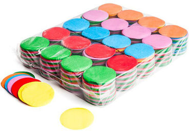 Confetti round Ø 55mm Multic. multicolore