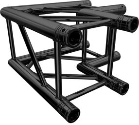 F34C21-B 90° Corner Black Noir