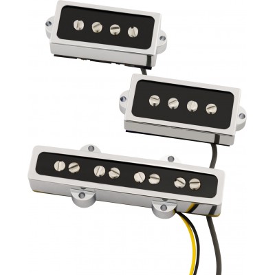 Cobalt Chrome P/J Bass Pickup Set