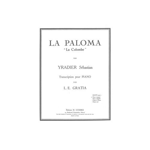Yradier - La Paloma - Piano
