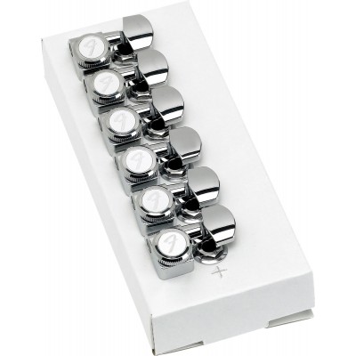 Locking Strat/Tele Staggered Tuning Machines (polished Chrome) (6)