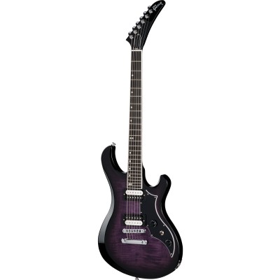 Victory Figured Top Dark Purple Burst Modern