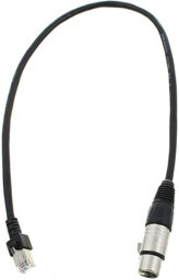 DMX-Adapter XLR F - RJ45