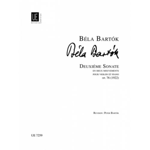 Bartok Bela - Sonate N°2