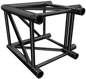 F44C21P-B 90° Corner Black Black