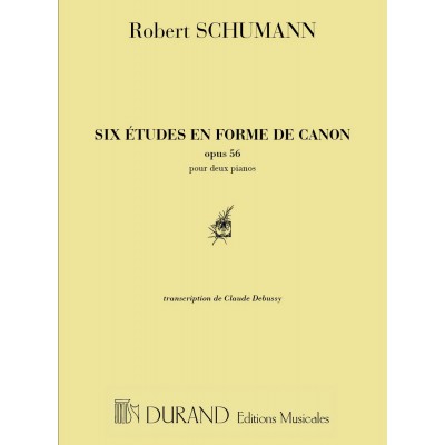 SCHUMANN - 6 ETUDES EN FORME DE CANON - OPUS 56 - PIANO