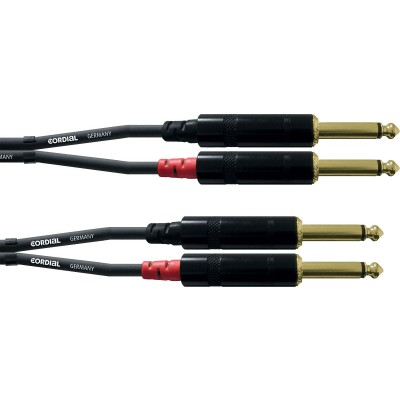 Câble Audio Double Jack Mono 6 M