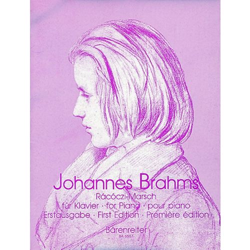 Brahms Johannes - RACOCZI-marsch Fur Klavier - Erstaugabe - Piano
