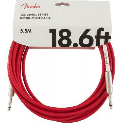 Original Instrument Cable, 18.6', Fiesta Red