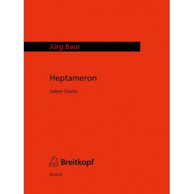 Baur Jurg - Heptameron - Piano